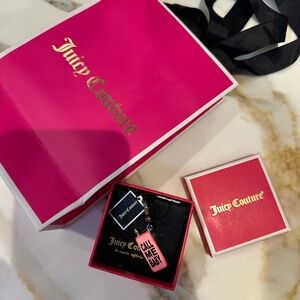 Juicy Couture Pink 'Call Me' Keychain